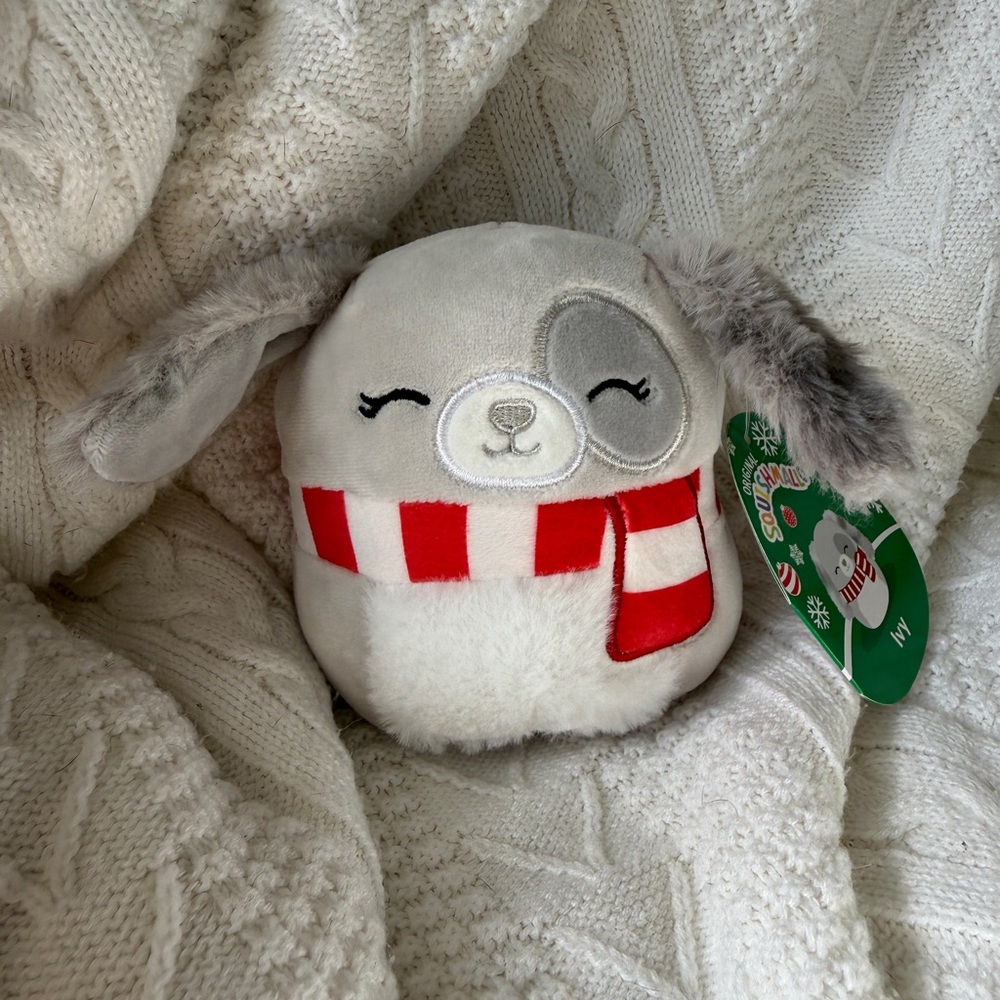 Ivy the Dog with Scarf 5” Stuffed Plush